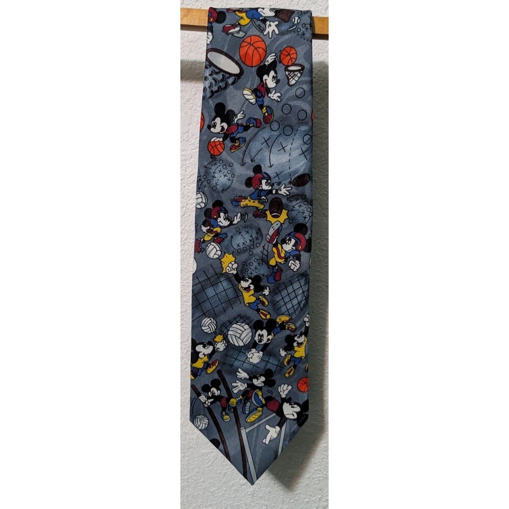 Mickey Mouse Balacine Inc The Tie Works Men’s Tie Various Sports Vintage (343)